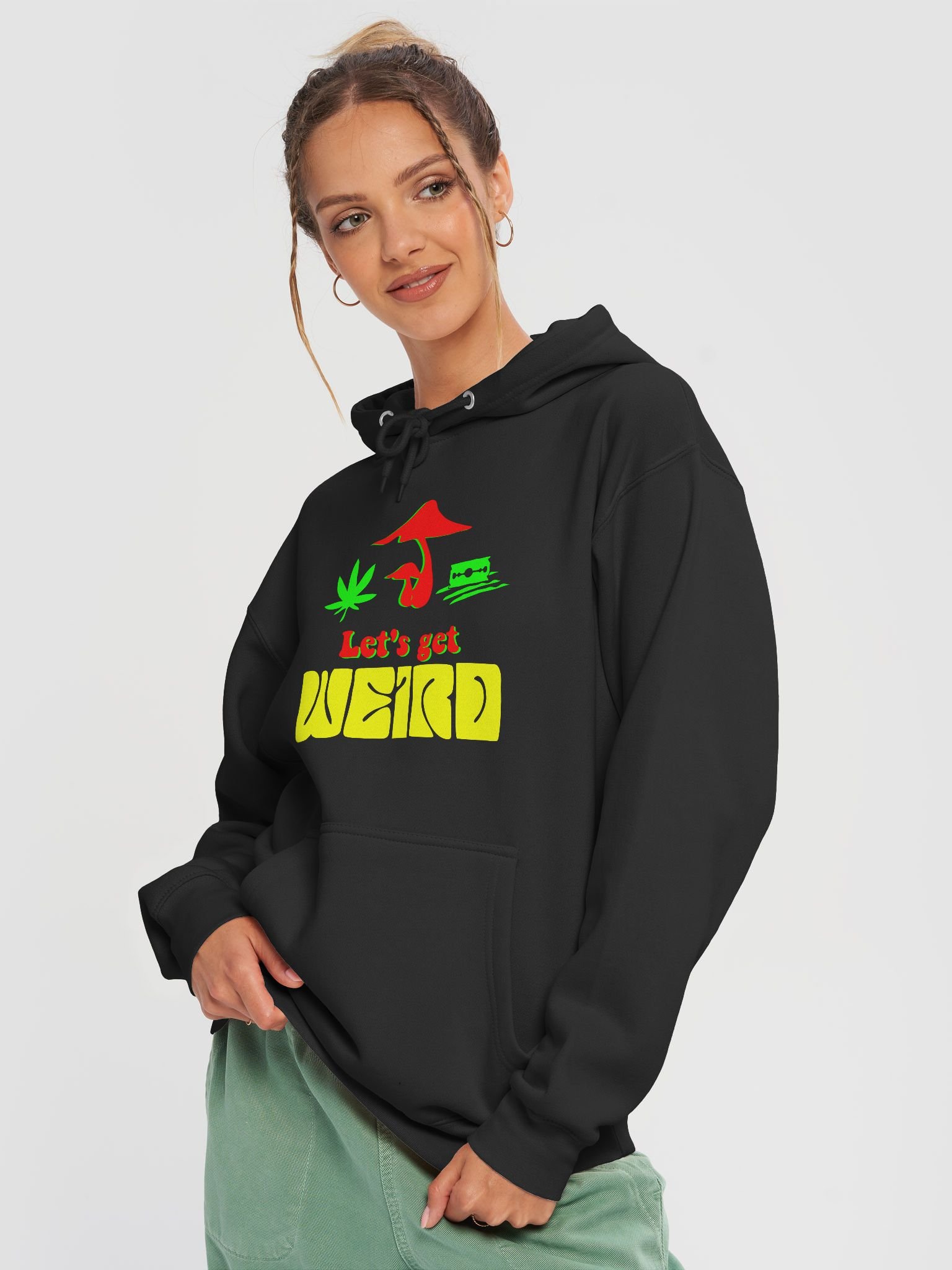 Weird & Wonderful Cannabis Hoodie product image (3)
