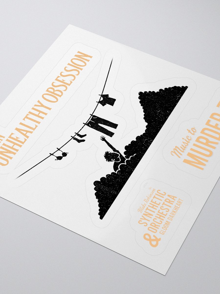 An Unhealthy Obsession Kiss Cut Stickers product image (3)
