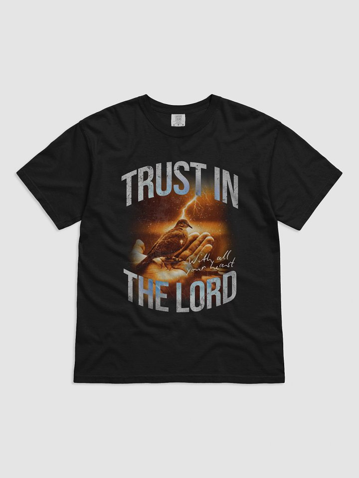 Trust In God With All Your Heart Heavyweight Tee product image (1)