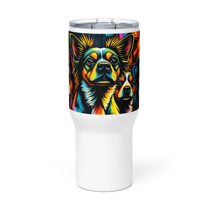 Neon Paws Travel Mug product image (3)