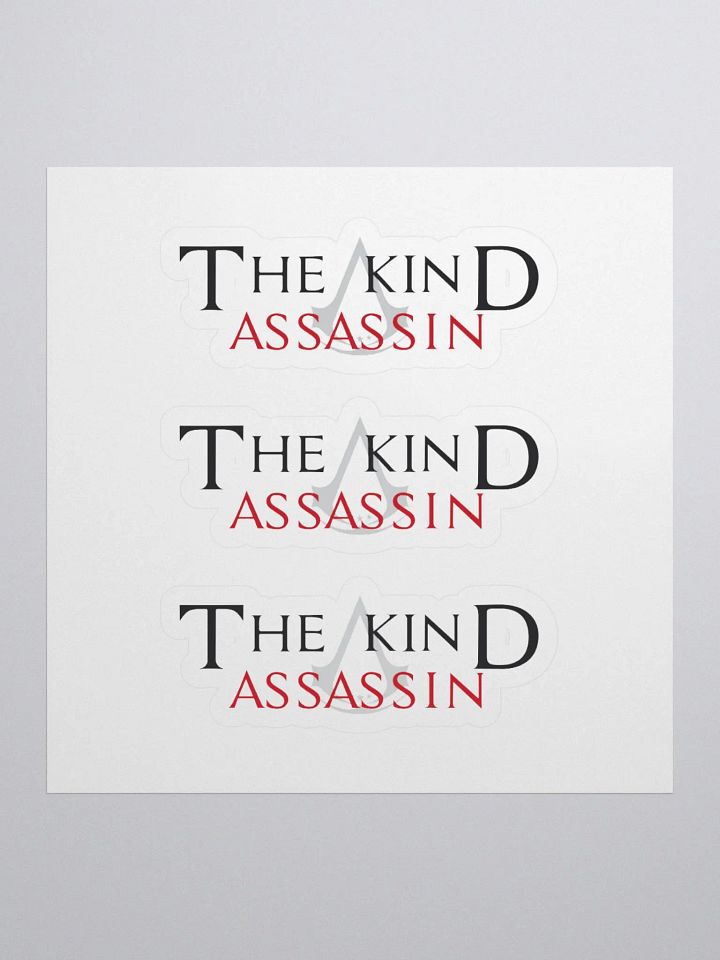 The Kind Assassin | Logo Sticker product image (1)