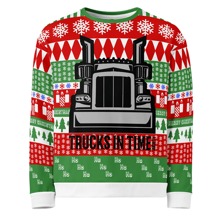 UGLY CHRISTMAS Sweatshirt TITS EMPLOYEE HOLIDAY PARTY product image (1)