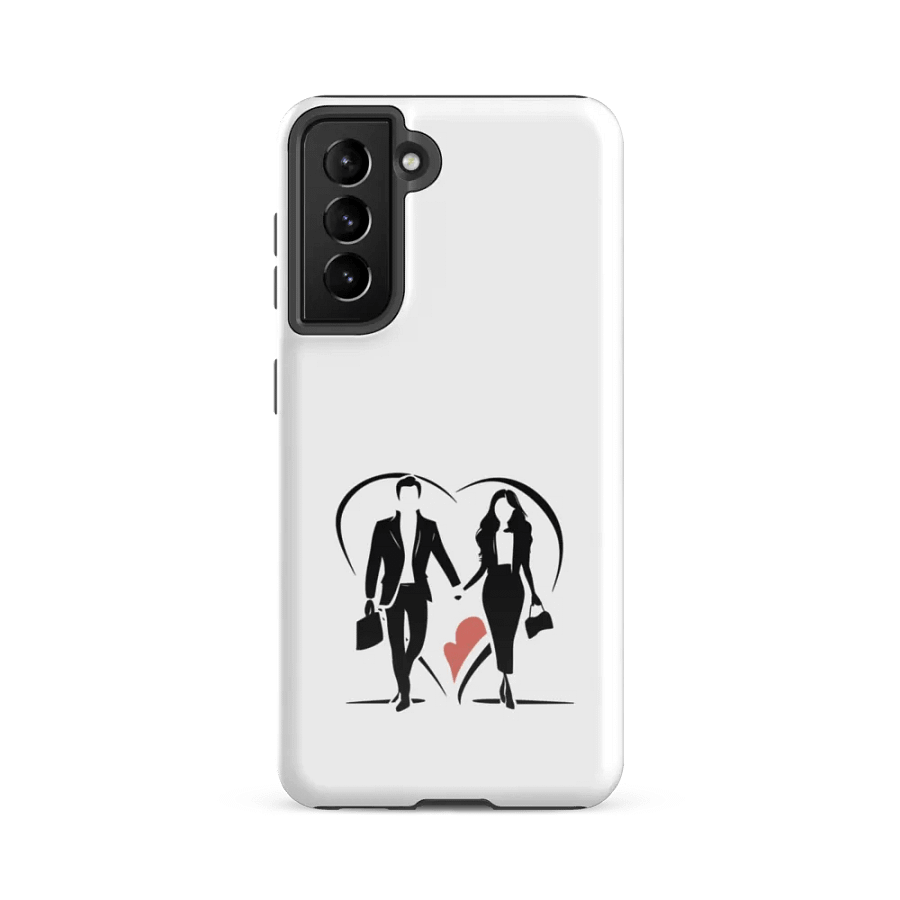 Modern Love Logo Tough Case for Samsung (White) product image (2)
