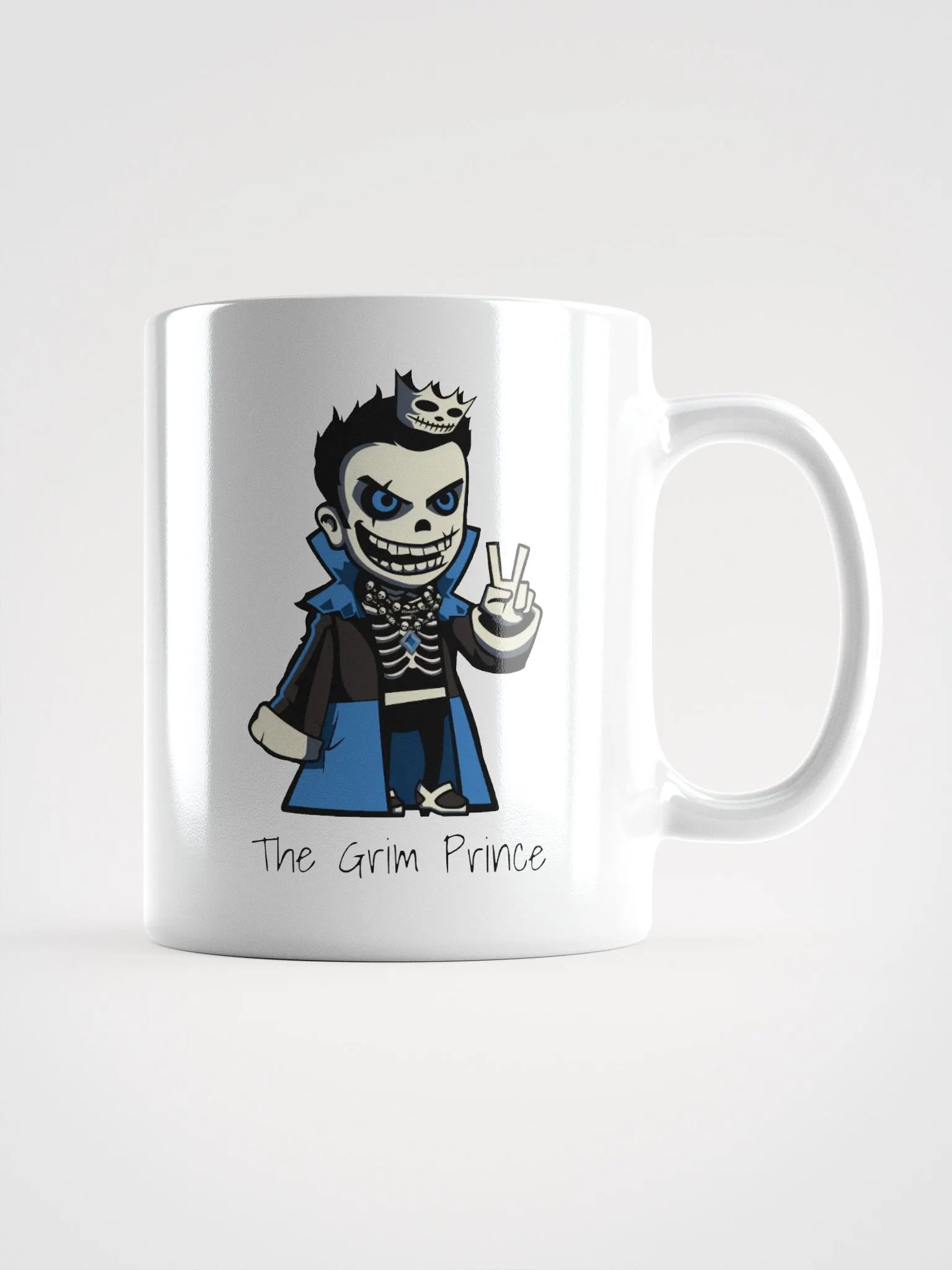 Grimmy the Grim Prince - White Ceramic Mug product image (2)