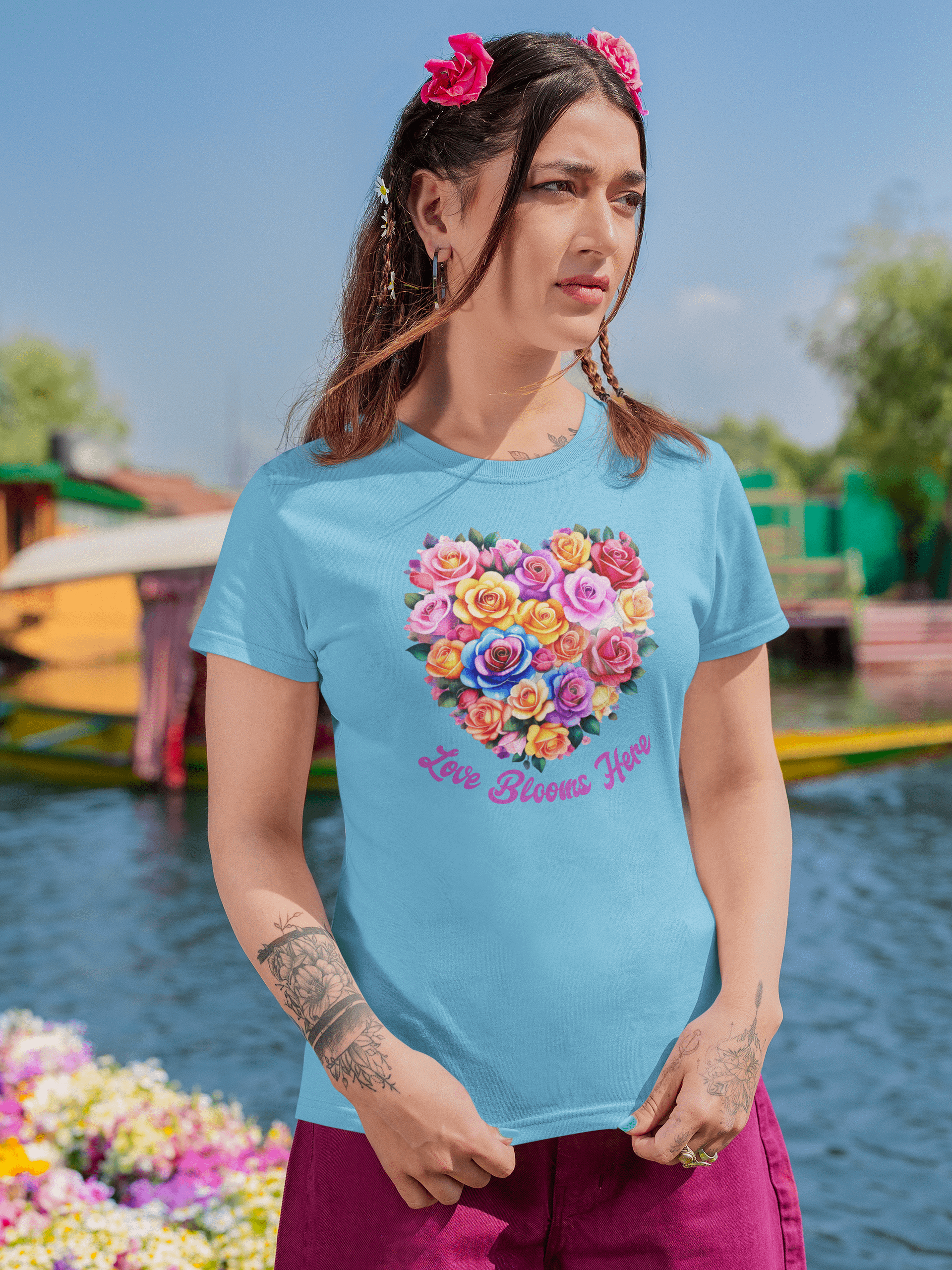 Floral Heartbeat Tee product image (2)
