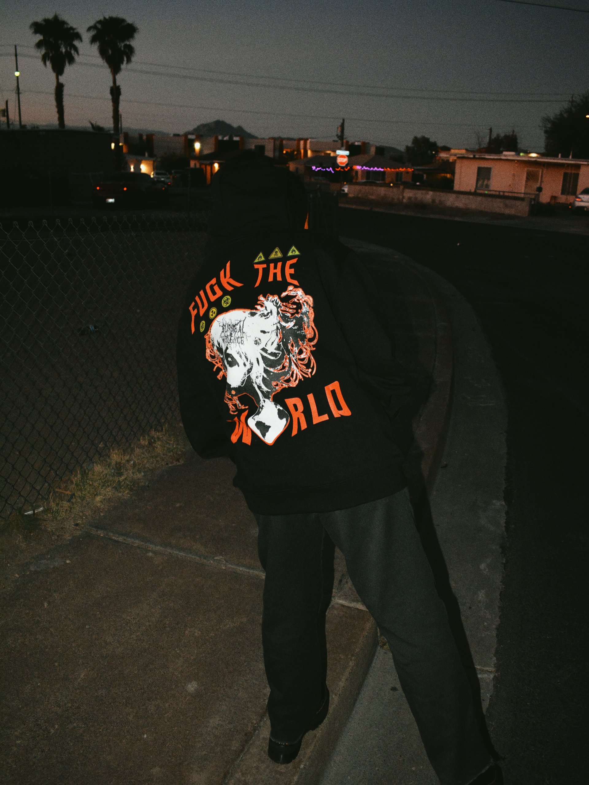 FUCK THE WORLD HOODIE product image (1)