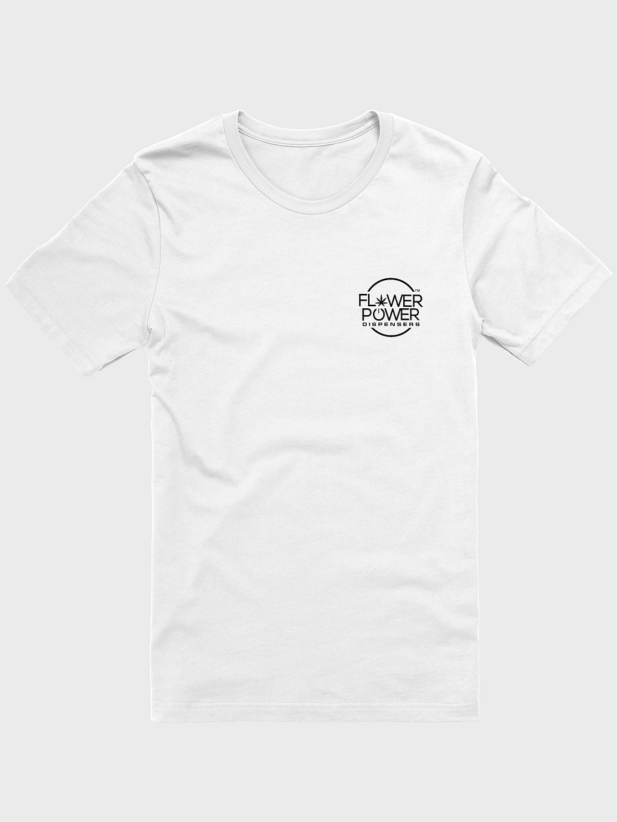 Flower Power Logo Tee (With Back Print) (White) product image (1)