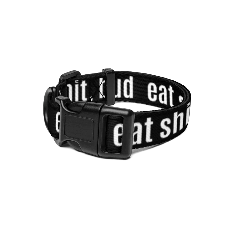 eat shit, bud Collar - Black product image (1)