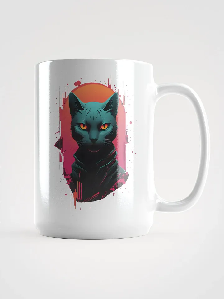 Neon Feline Elegance Mug product image (1)