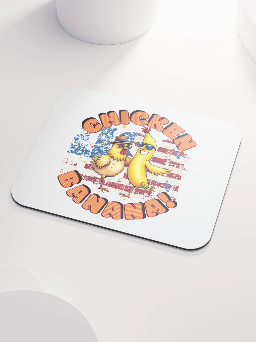 Chicken Banana USA Flag Funky Mouse Pad product image (3)
