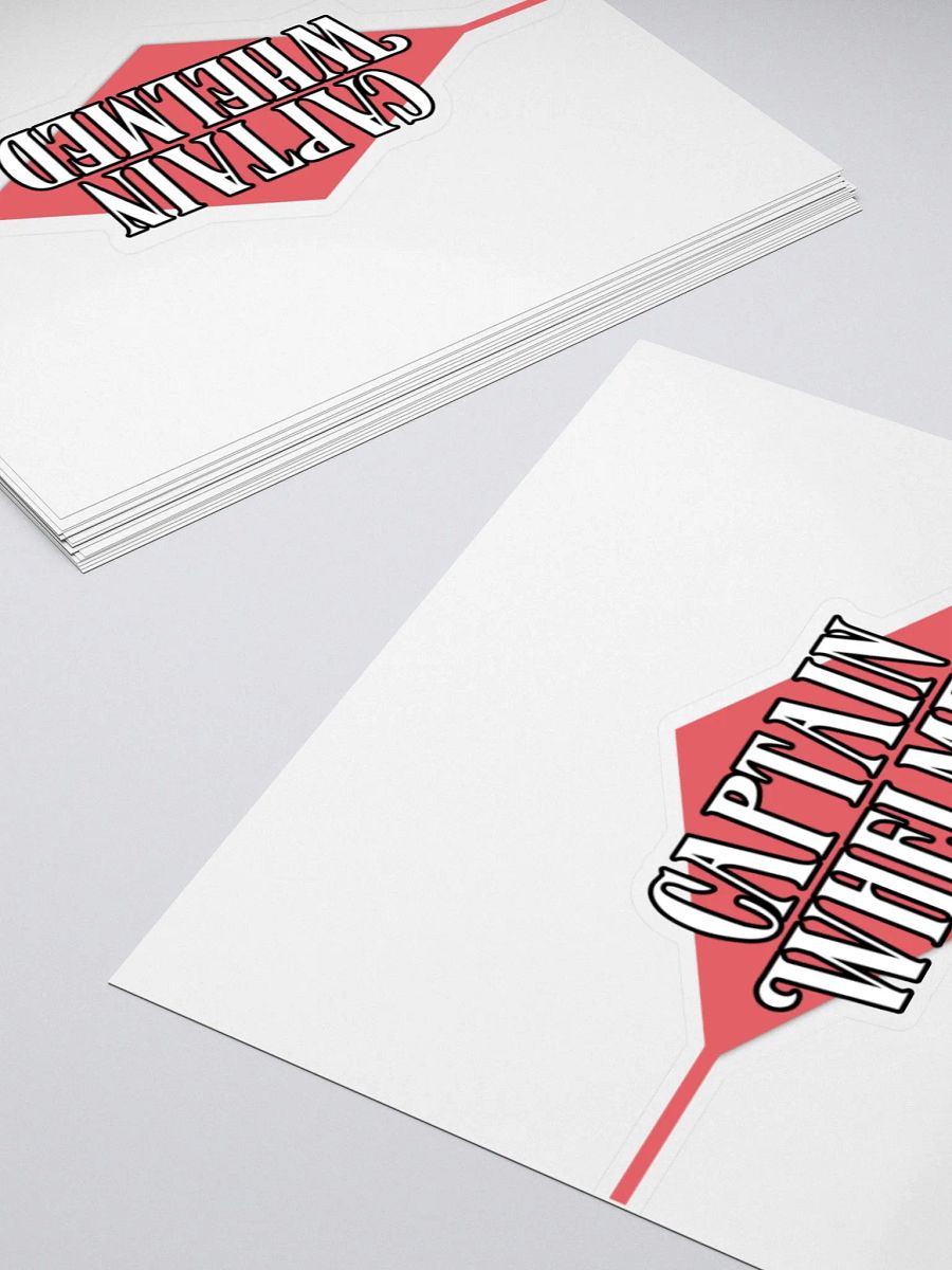 CaptainWhelmed Logo Sticker product image (4)