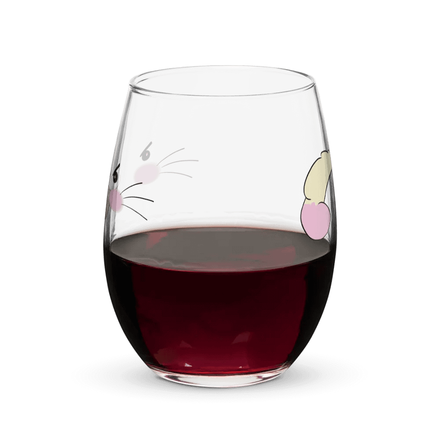 Peach Stemless Wine Glass product image (7)
