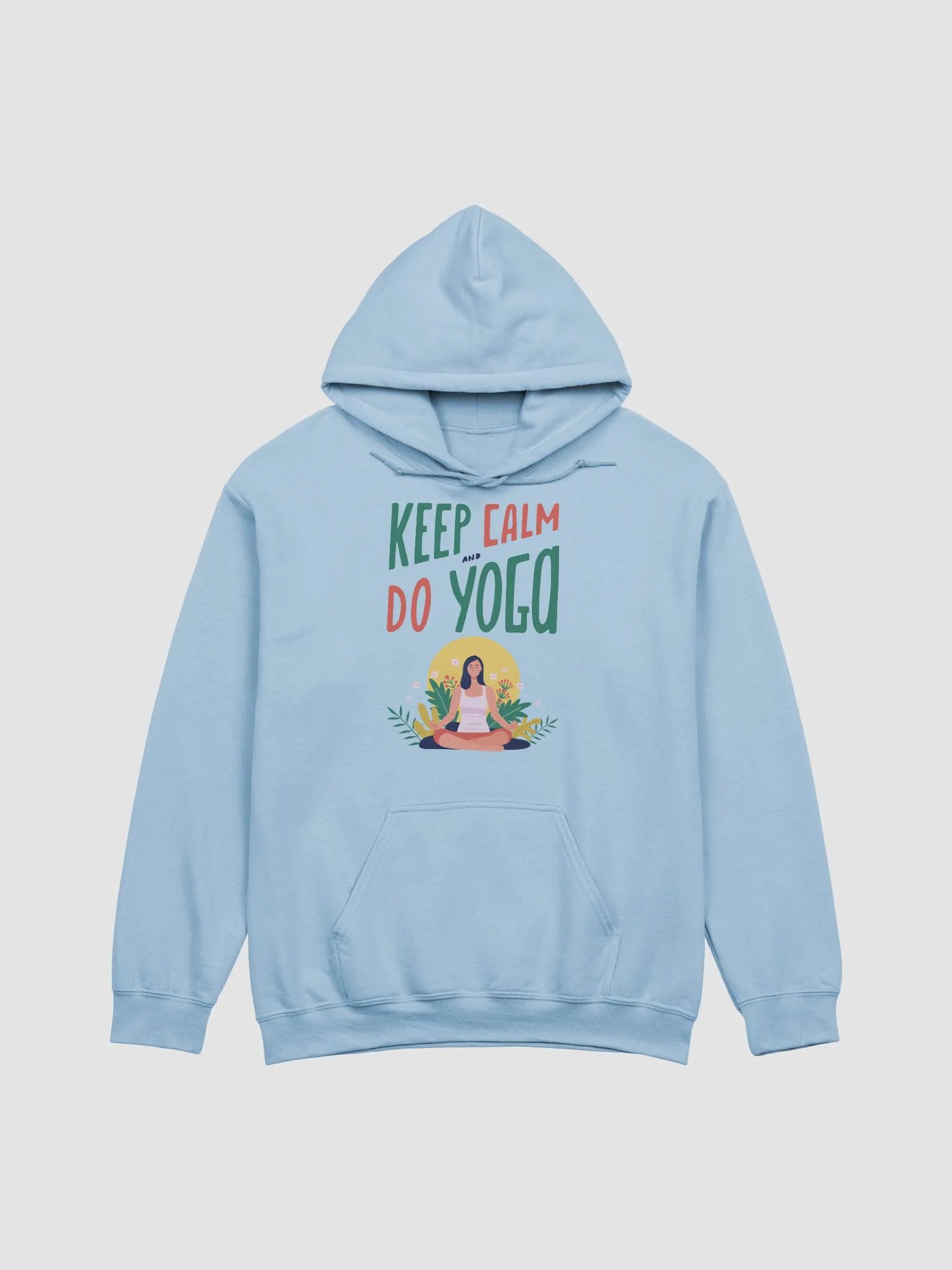 Keep Calm and Do Yoga Hoodie - Ultimate Comfort for Yoga Enthusiasts product image (1)