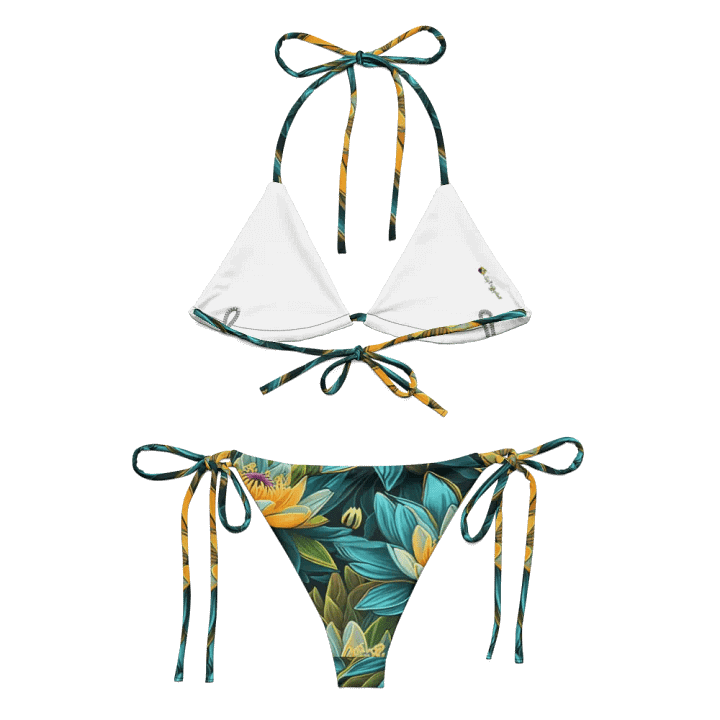 Lotus blue string bikini product image (2)