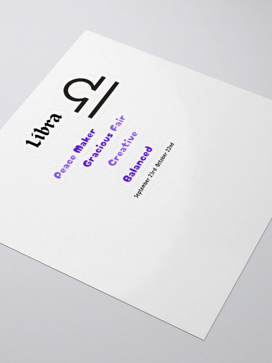 Libra Stickers product image (9)