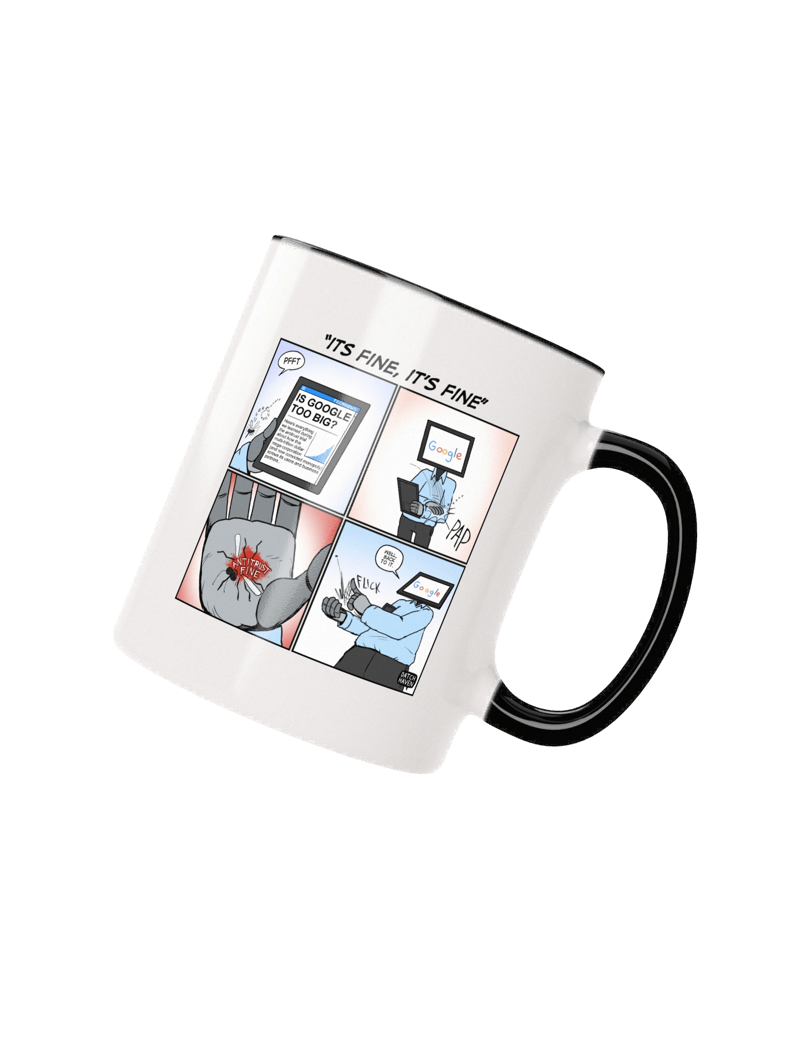 "Its fine, it's fine" mug product image (3)