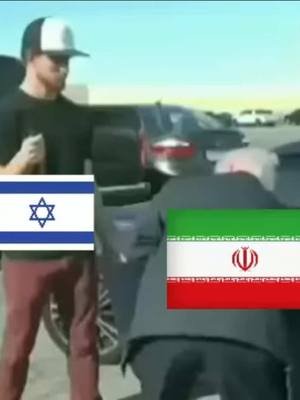 Israel vs. Iran #Israel #Iran #meme #shitpost #funny #satire #leftypol