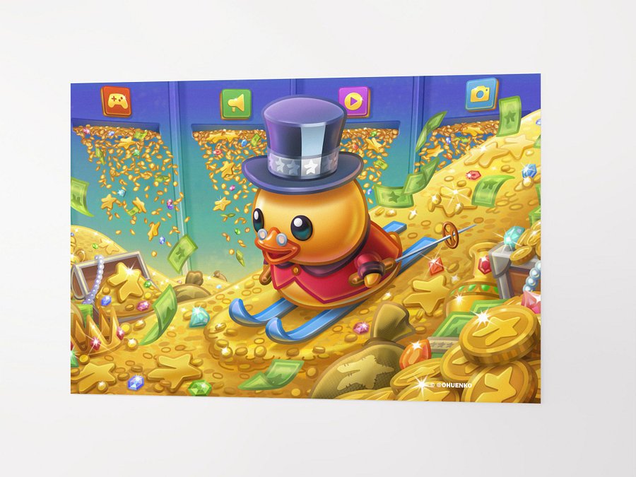 Poster impreso Telegram Stars product image (1)