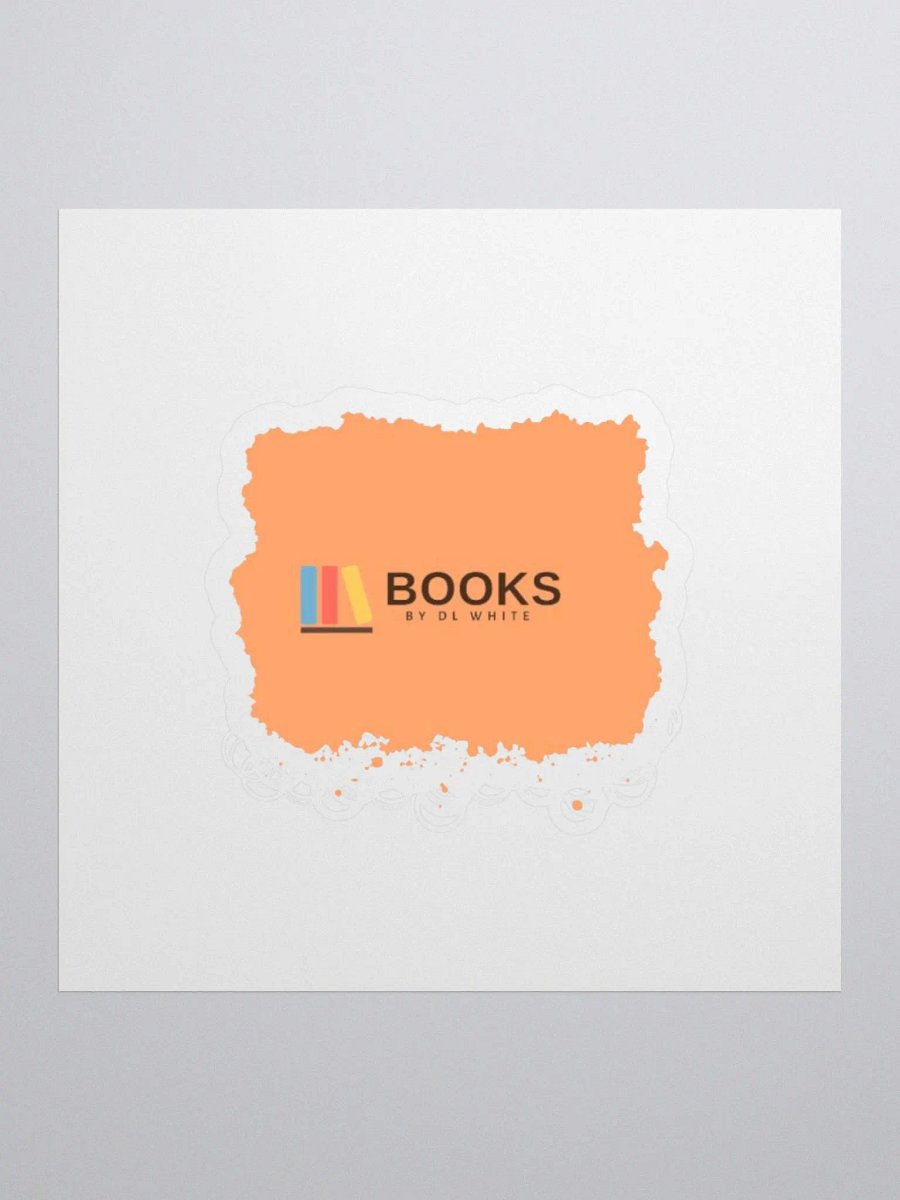 Books by DL White Die cut sticker product image (1)