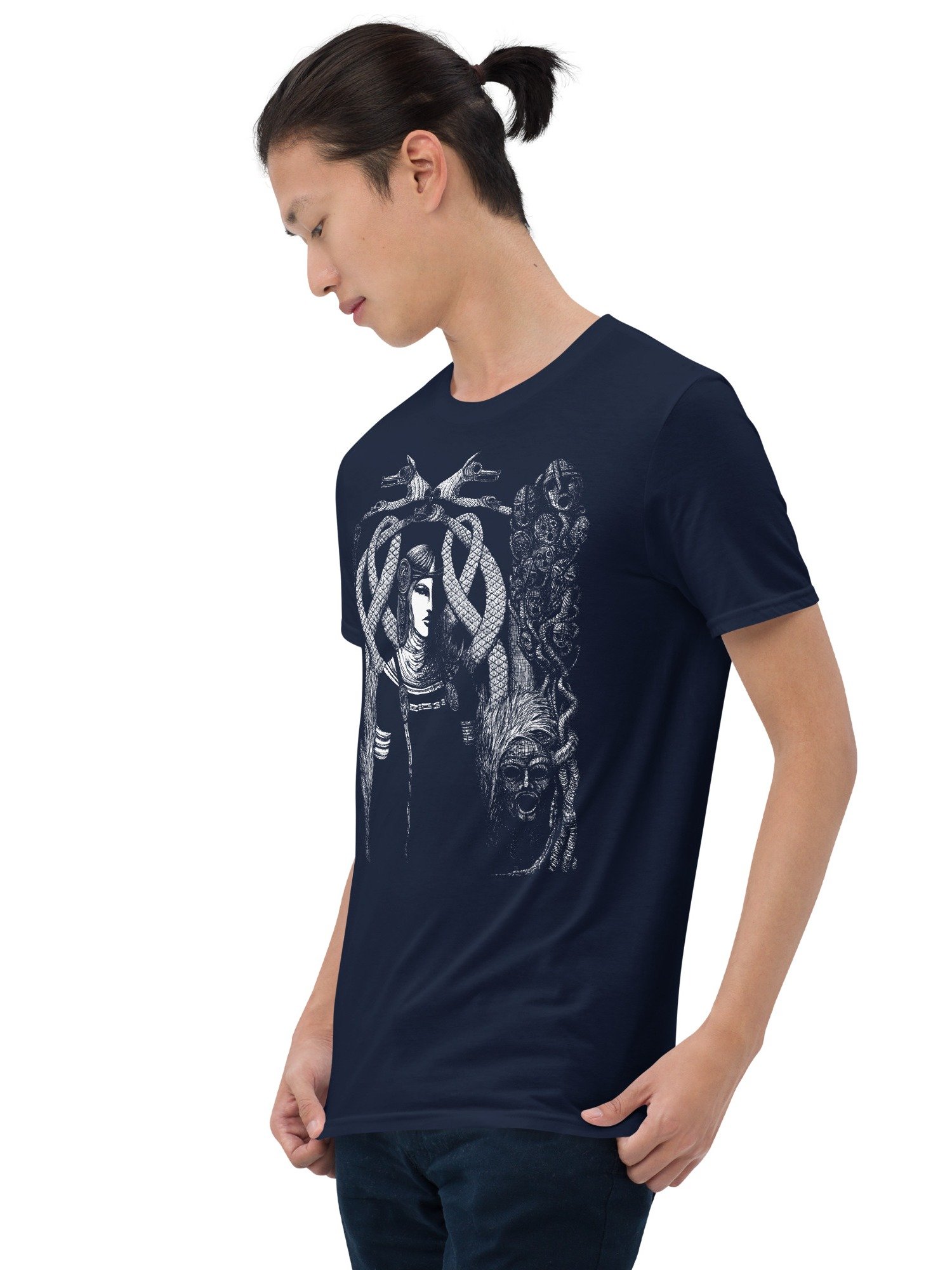 Hel in Black Relaxed Fit Softstyle Gildan T-Shirt product image (9)