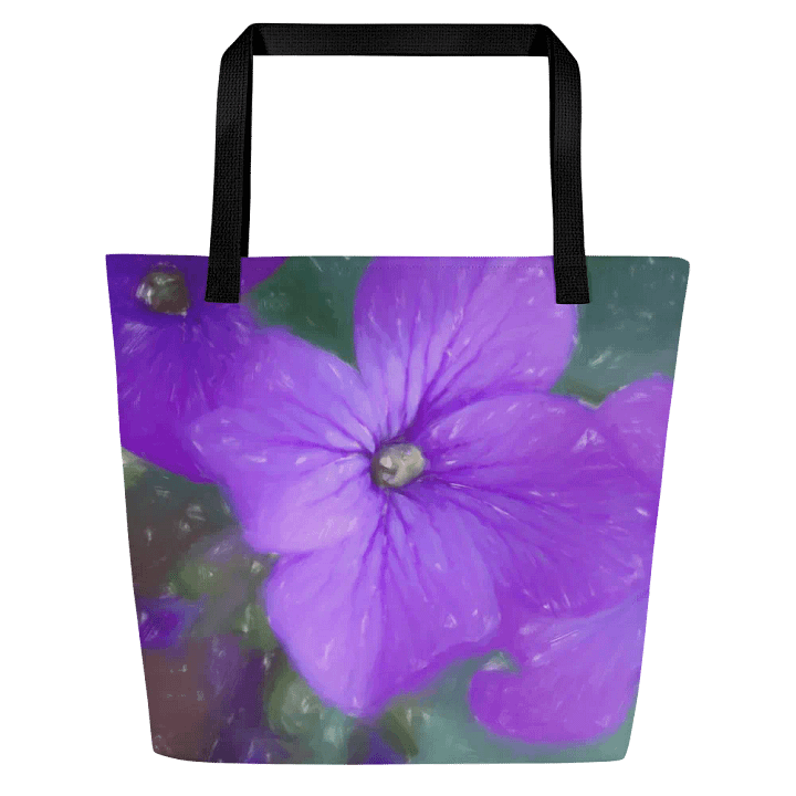 Vibrant Floral Symphony Tote Bag product image (1)