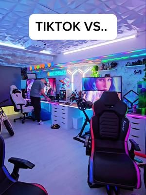 🤷‍♂️ . . . . #setup #gamer #gaming #videogames #gameroom #gameroomsetup #gamingroom #pcgamer #rgblights 