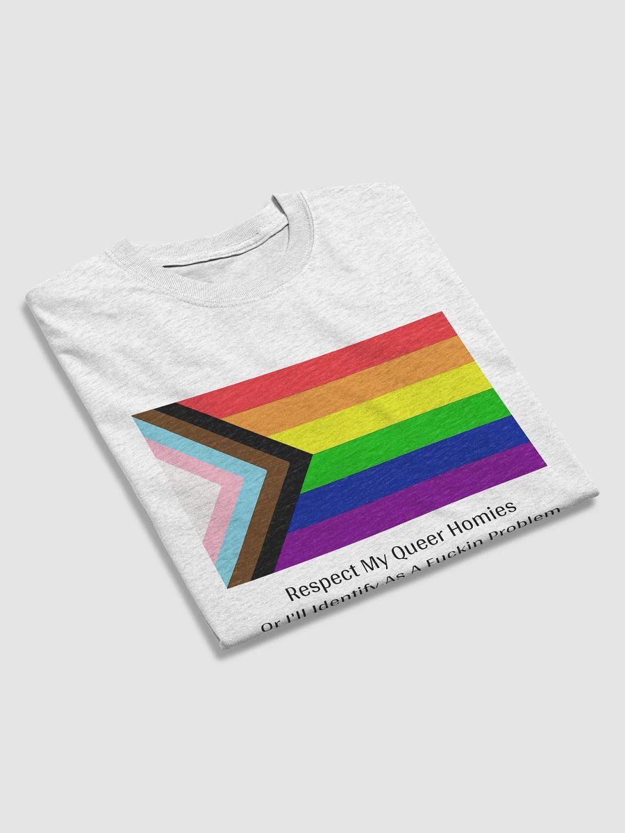 Respect My Queer Homies Tee - Light Colors product image (29)
