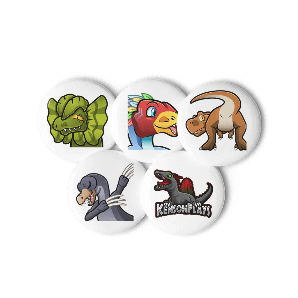 Dino-mite Dinosaur Pin Set #1 product image (11)