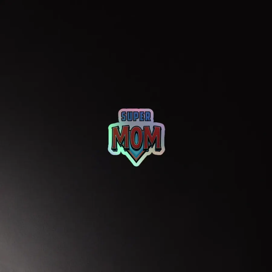 Super Mom Holographic Sticker Sheet product image (4)