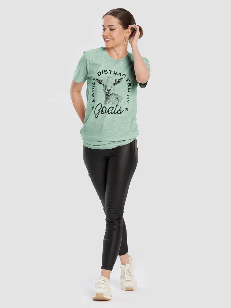 "Easily distracted by goats" t-shirt product image (3)