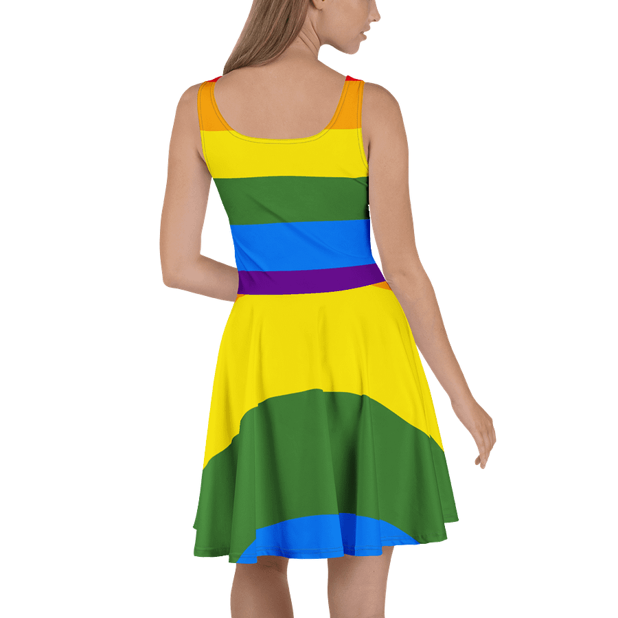 Rainbow Dream All-Over Print Skater Dress product image (4)