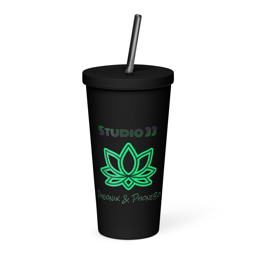 Studio 33 Travel Cup w/Straw product image (1)