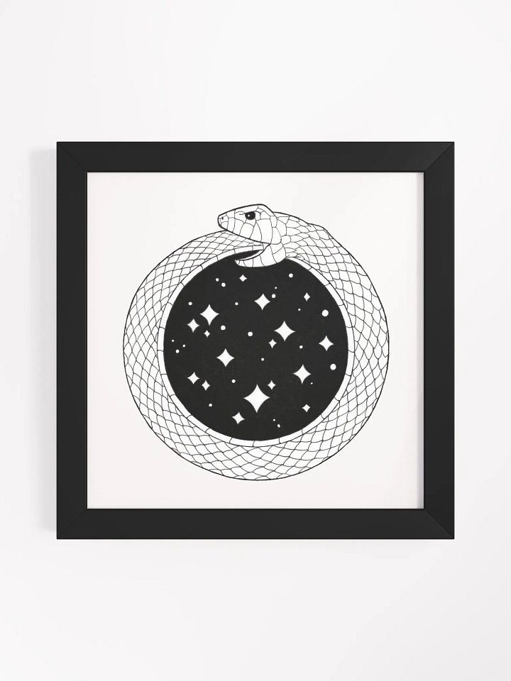 Ouroboros framed print product image (1)