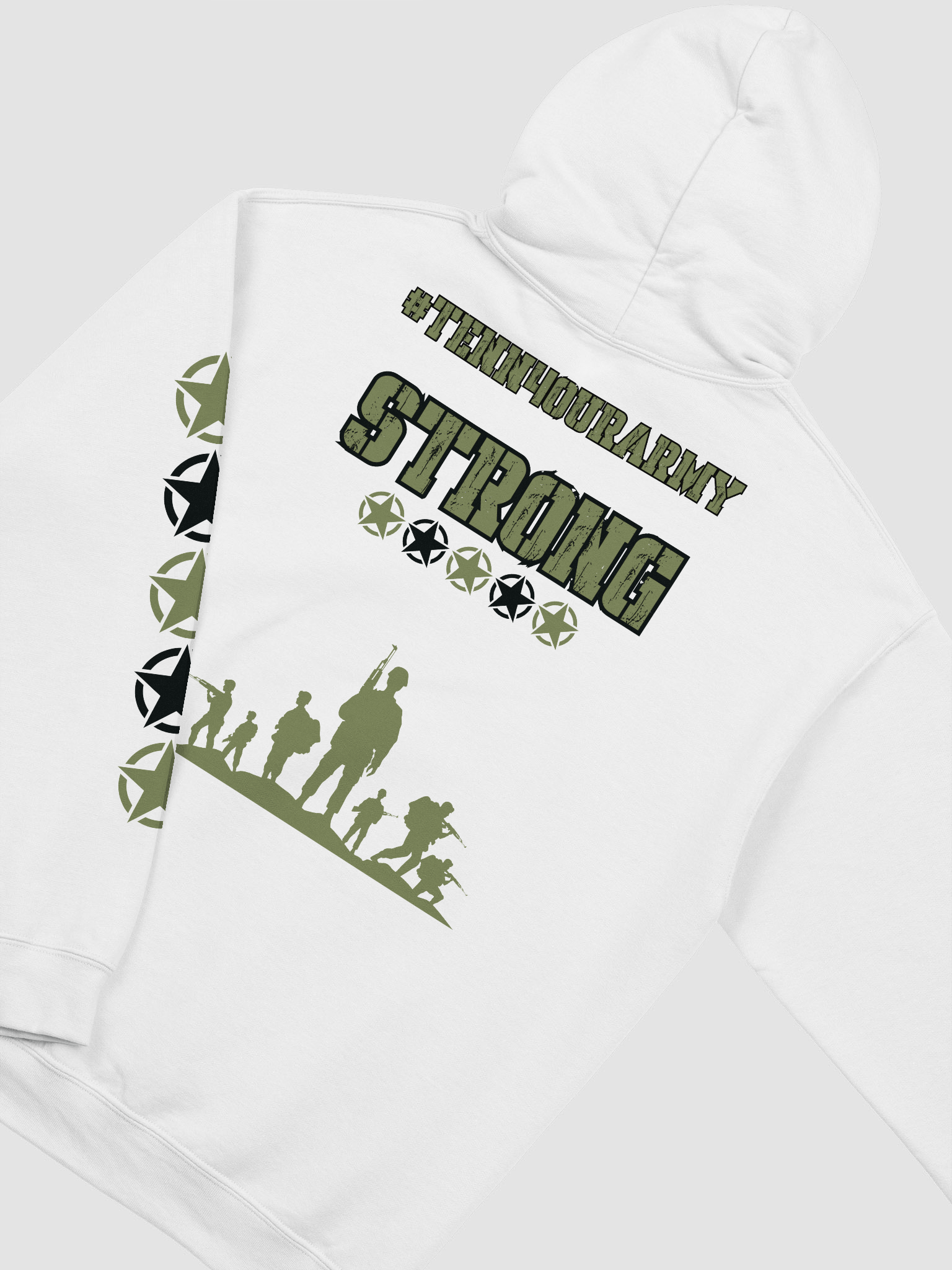 #TeNN4OURARMY Hoodie Camo & Black product image (13)