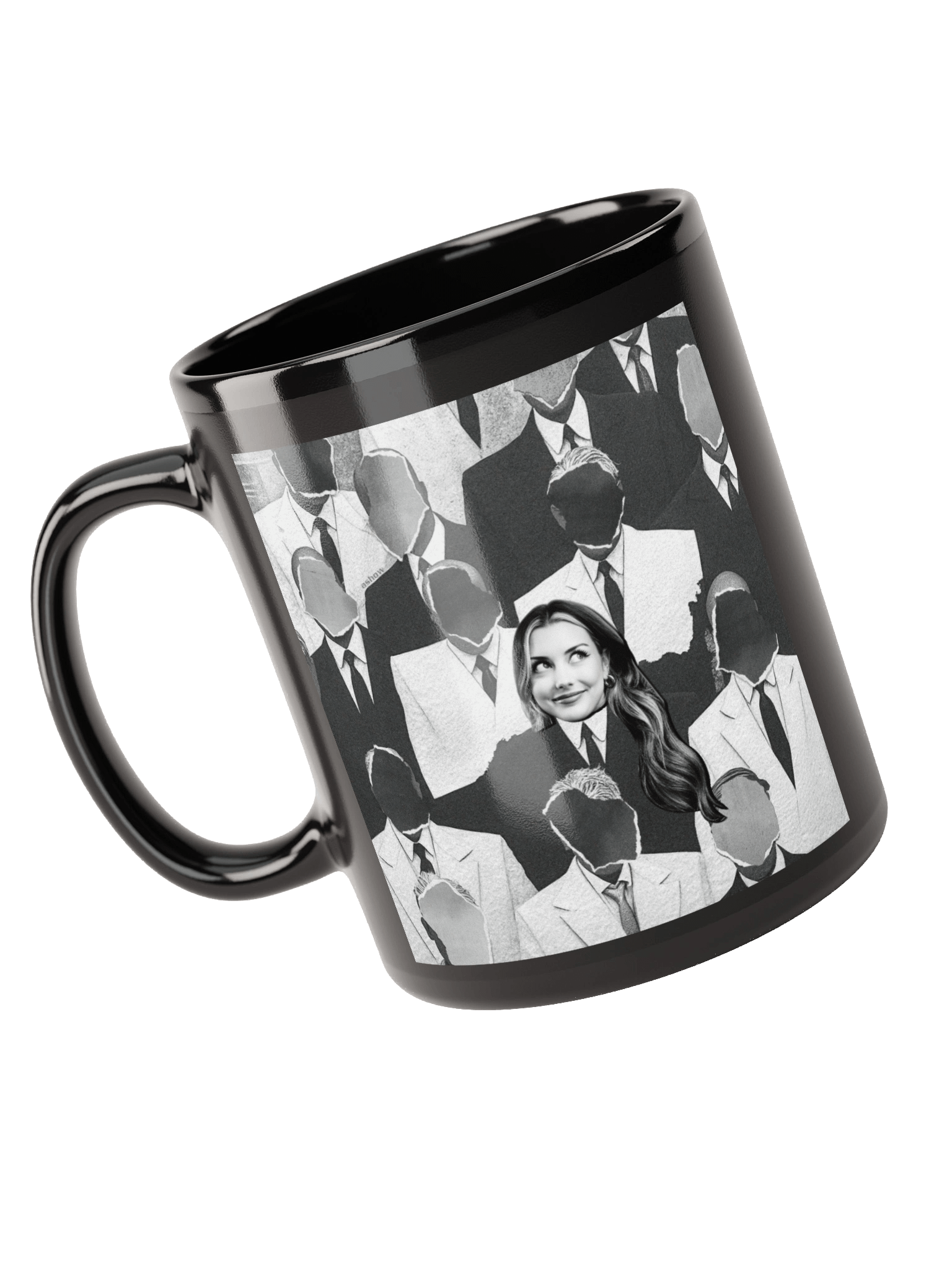 Rebuttal Podcast Black Glossy Mug product image (4)
