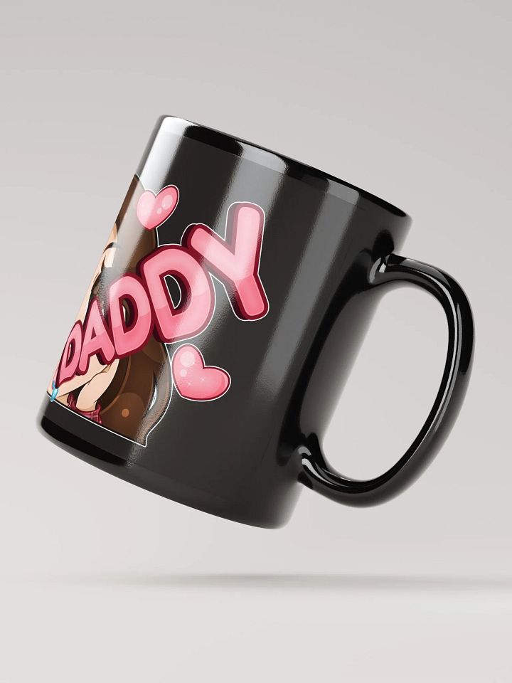 Daddy Emote Black Glossy Mug! product image (3)