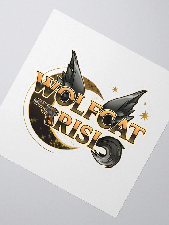 WolfcatRisi Logo Sticker product image (2)