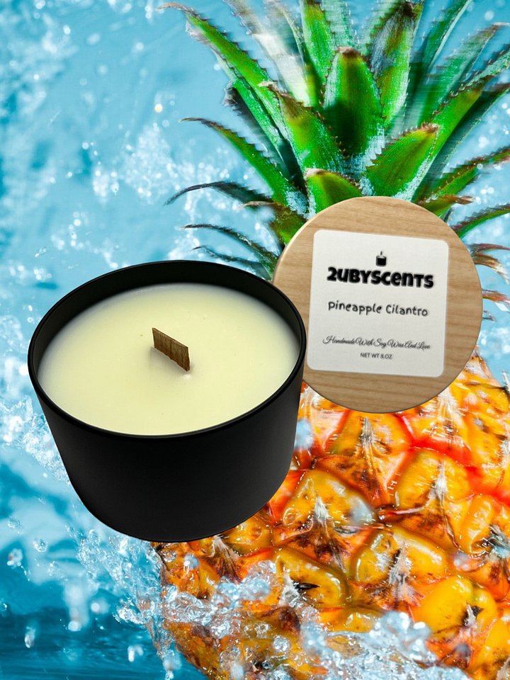 Pineapple Cilantro Scented 8. oz Candles product image (1)