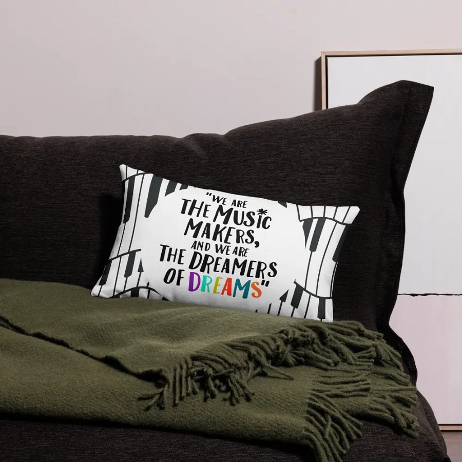 Piano Woman - Music Dreamers in Decor Premium Pillow Case product image (24)