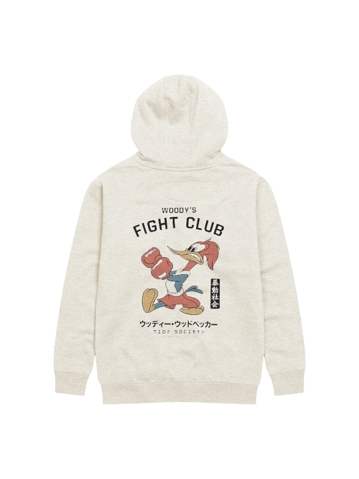 Playful Boxing Bird Unisex Hoodie product image (2)