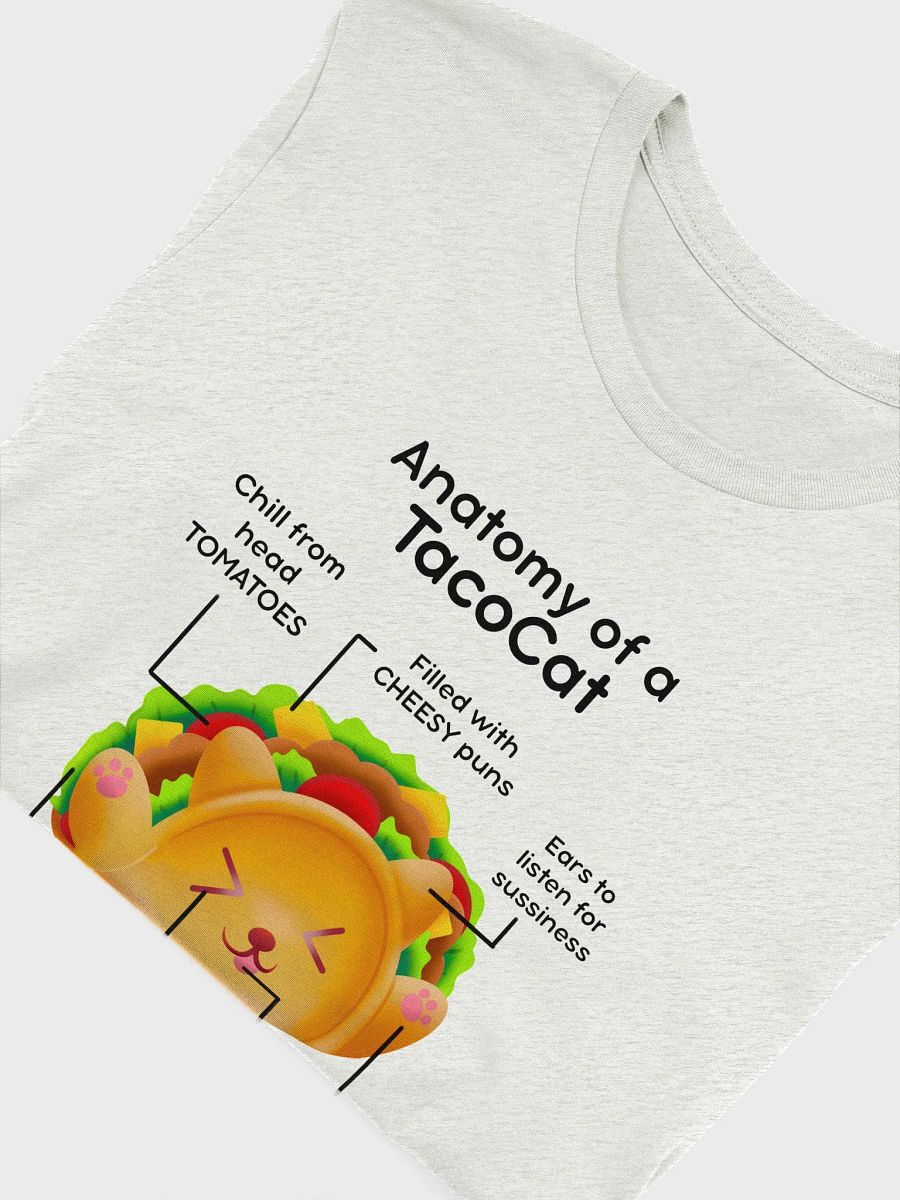 TacoCat Anatomy B+C T-Shirt product image (4)