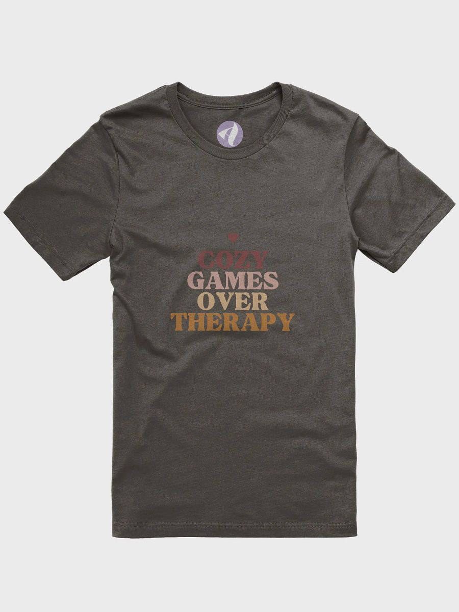 Cozy Games Over Therapy Tee product image (5)