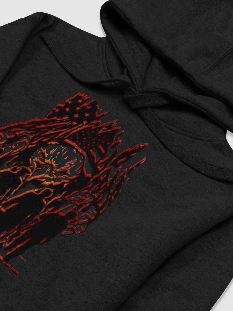 First Responder Fire Background Unisex Hoodie product image (3)