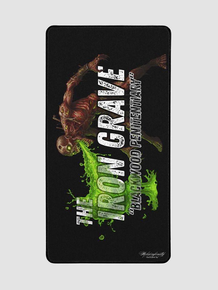 The Iron Grave - Blackwood Penitentiary - The Spitter - Black Desk Mat product image (2)