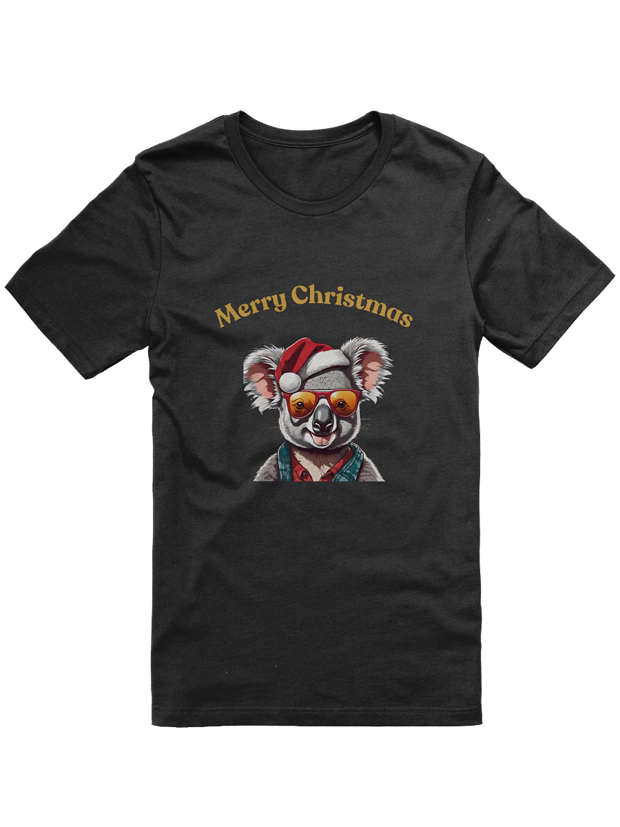 Festive Koala Merry Christmas T-Shirt - Gold product image (1)