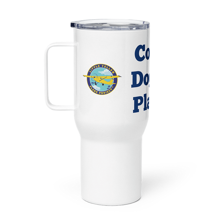 Coffee, Dogs, and Planes Travel Mug product image (1)