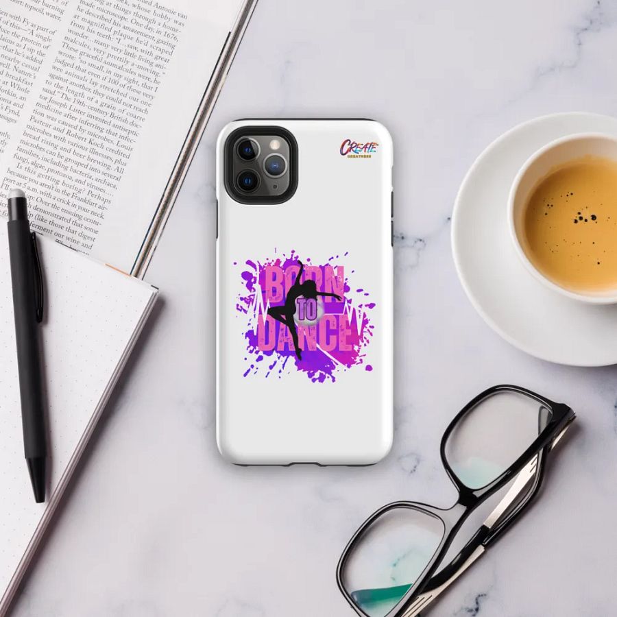 Soundwave Born to Dance Her Silhouette iPhone® Tough Case product image (5)