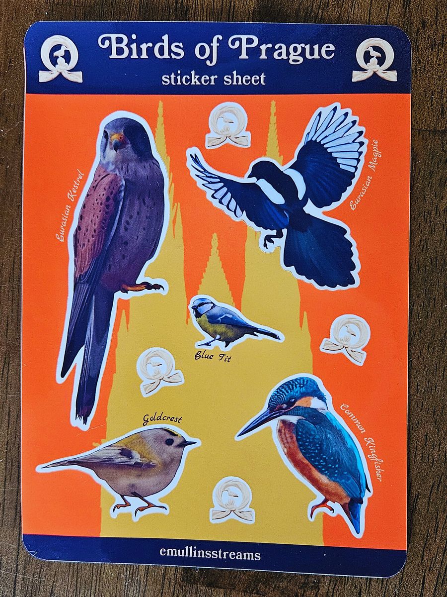 Birds of Prague Sticker Sheet product image (1)