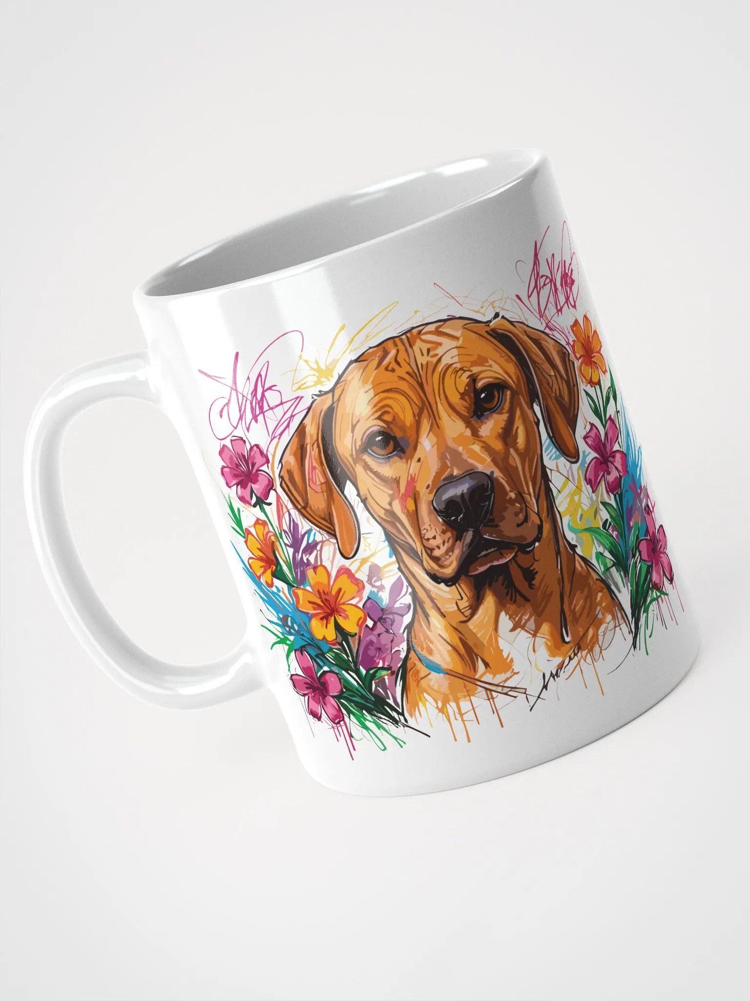 Scribbles Rhodesian Ridgeback 1 , Mug product image (5)