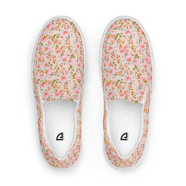 Pink Roses Canvas Shoes product image (1)